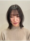 結べるボブ/ロブ/フェイスレイヤー/顔周りウルフ