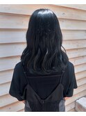 ブルーブラック×ブリーチなし
