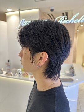 フラミューム 恵比寿(flammeum) 毛流れミディアムウルフ