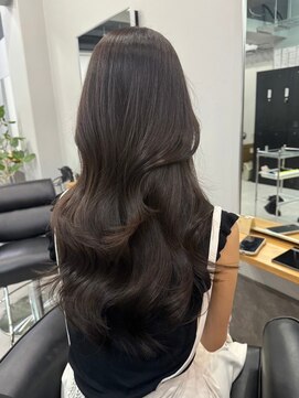 レブ 三条河原町(Reb,) レイヤー×ダークブラウンカラー