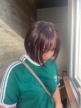 ソルトウォーター(SALT WATER) ピンクブラウン/ピンクラベンダー/ブリーチなし/恵比寿/代官山