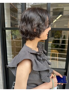 サンド 表参道(sand) ショートボブ縮毛矯正 10代20代30代40代