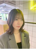 ◎韓国ヘアー顔周りレイヤーおくれ毛前髪万代新潟
