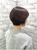 大人の丸みショート/30代40代50代/オーガニックカラー