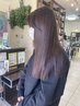 超細密ドライカット＋オーガニックカラー（リタッチ）＋トリートメント ￥9900