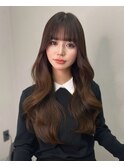 【LICCA 伊崎優李】韓国ヘア/レイヤーカット/前髪/姫カット