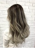 シルバーメッシュカラー♪