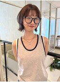 切りっぱなしボブ