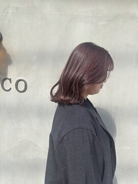 ユニコヘア(unico hair) ミディアム×暖色