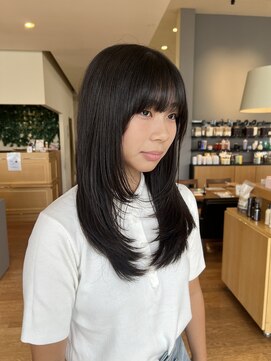 サラ ビューティ サイト 春日(SARA Beauty sight) レイヤー/レイヤーカット/レイヤースタイル/カット/ミディアム