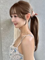 ロンドネートゥル 新潟(Lond naitre)&nbsp;ミディアムヘア/暗めカラー/デザインカラー(新潟/万代）