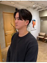 ローレン(LOREN)&nbsp;ベリーショート/ダークアッシュ/ニュアンスパーマ/韓国マッシュ