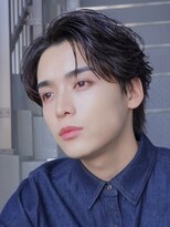 テン 心斎橋(tenn.)&nbsp;心斎橋フェザーパーマ毛流れセンターパートカルマパーマ強め30代