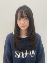 ソワ 北千住(soi)&nbsp;レイヤーカット/ココアブラウン/韓国レイヤー