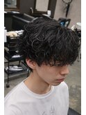 綾野剛風シャドウパーマ