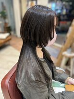ブラウン(Brown)&nbsp;ハイレイヤーロングウルフ　/イメチェン/藤沢美容院 