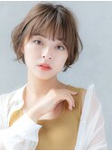 似合わせひし形ショートボブ/白髪染め/白髪ぼかし/骨格矯正/小顔