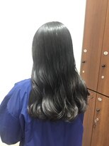 アクセ 30代40代☆黒髪暗髪☆大人可愛いなみなみウェーブロング