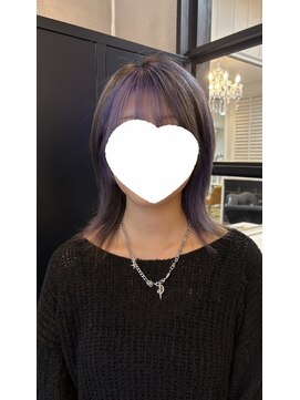 クリームヘアーセカンド(CREAM hair 2nd) ウルフカット×デザインカラー