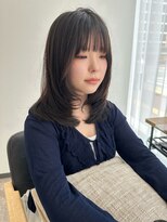 ジーナ 吉塚(Zina)&nbsp;シアーグレージュ×レイヤーカット【福田】髪質改善 吉塚美容室