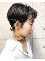 ア セカンド 清藤美容室第弐號(a sekand)&nbsp;[a sekand]ショートボブ×リアルパーマスタイル