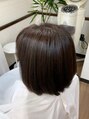 ヘアーデザイン テュセ(Hair Design Tu sais)&nbsp;根元の自然な立ち上がり。ボリューム感に満足していただきました