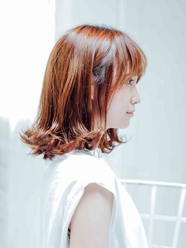 プロデュース 古淵店(Produce) 重ためミディの外ハネアレンジ【古淵/相模原/町田】