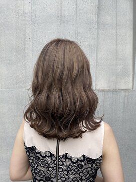 アイス(ice) ミルクチョコレート/波巻き/レトロガーリー/艶感/ミントアッシュ