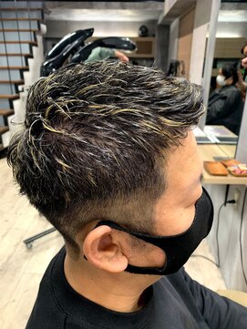 リコ(liko) 【liko 店長 須田】メッシュキャップで作る白髪ぼかしハイライト