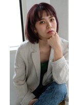 スリー スタンド(THREE STAND)&nbsp;大人可愛い20代30代40代前下がりショートボブ丸みショート◎