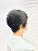 小顔/ショート/ショートグラ/黒髪/40代50代60代/白髪染め