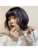 バイオレットベージュ/ふんわりレイヤー/10代20代