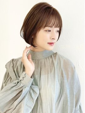 アンド ストーリーズ(&STORIES) ショートボブ/前髪あり/ボブ/アッシュ/小顔カット