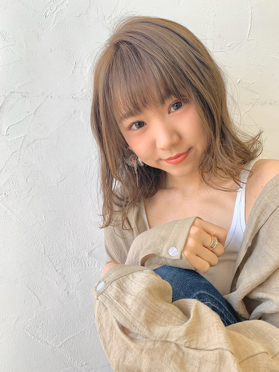 《人気No.2》カット＋潤いカラー￥10,010　【大曽根/ヘッドスパ/個室】