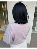 ジェムバイアルテフィーチェ(gem by artefice)&nbsp;ブルーブラック外ハネボブ