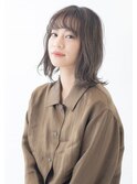 アッシュ/外ハネ/切っぱなし/前髪/天王町/保土ヶ谷