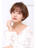 大人可愛い小顔美髪ツヤ髪レイヤーボブショコラアッシュB4