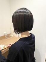 うるツヤ丸みボブ