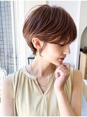 大人可愛い20代30代40代50代小顔ショートボブナチュラルショート