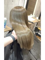 ハグ 横浜(HUG)&nbsp;【うるつやグレージュ】髪質改善とブリーチなしダブルカラー