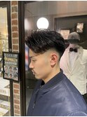 フェード×ビジネスアイロンパーマ