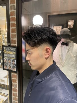 ヒロギンザ 大阪本店(HIRO GINZA) フェード×ビジネスアイロンパーマ