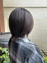 ココカラヘアー ニコ(cococara hair nico)&nbsp;大人かわいい/ショートレイヤー/グレージュ/前髪なし