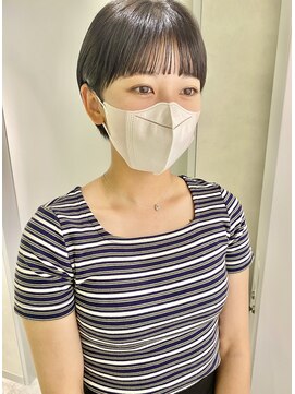 キートス 高知店(kiitos) ○ワイドバングな耳かけコンパクトマッシュショート10代20代30代