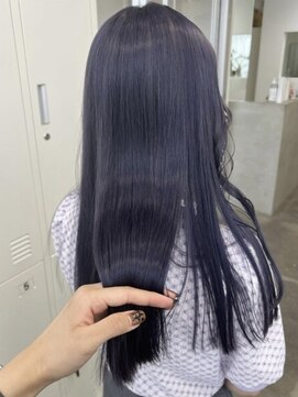 ジーナ オモテサンドウ(XENA) ダブルカラー×韓国×ラベンダーグレー（表参道）