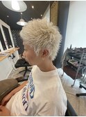 クロップ×ホワイトカラー
