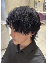 ハピネスフィール 宇治店(Happiness FEEL)&nbsp;ソフトツイストスパイラルセンターパート韓国マッシュウルフ