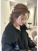 ハーフアップ/ボブアレンジ/ヘアセット/ヘアアレンジ