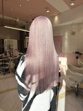 リー 梅田(Lee) ペールカラー/ラベンダー/ケアブリーチ/透明感カラー