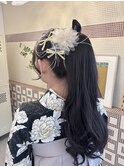卒業式ヘアセット